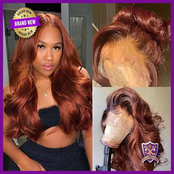 28 Inch Body Wave Lace Front Wig Human Hair 13x6 Frontal Pre Plucked